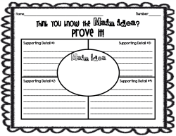 main idea and summary for non fiction