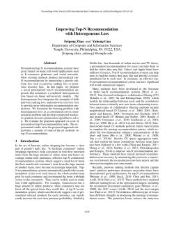 Improving Top-N Recommendation with Heterogeneous Loss