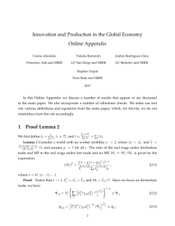 Innovation and Production in the Global Economy