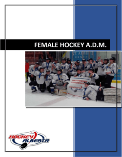 Hockey Alberta &ndash; ADM 2088 Revision