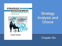 Grand Strategy Matrix