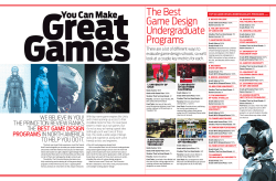 The Best Game Design Undergraduate Programs