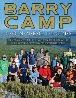 Barry Camp Connections - New Hampshire Fish and Game