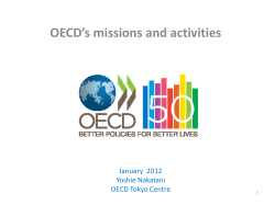 OECD`s missions and activities