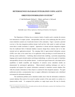 heterogenous database integration using agent