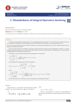 L2-Boundedness of Integral Operators Involving