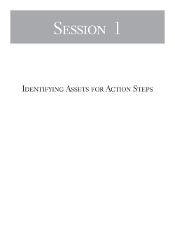 Identifying Assets for Action Steps