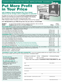 Put More Profit in Your Price