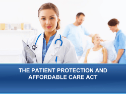 Affordable Care Act