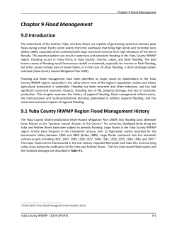Chapter 9: Flood Management