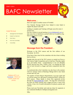 BAFC Committee - Ballajura AFC