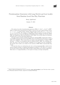 Pseudorandom Generators with Long Stretch and Low locality from