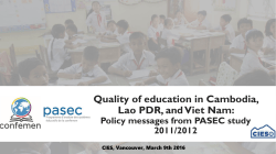 CIES-Pr&Atilde;&copy;sentation - Pasec