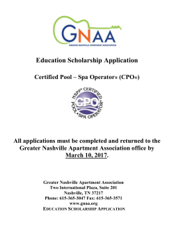 Education Scholarship Application Certified Pool