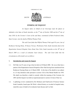 PRIDE Wilfred Thomas