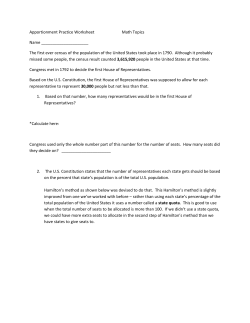 Apportionment Practice Hamilton
