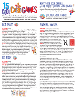 old maid go fish animal noises