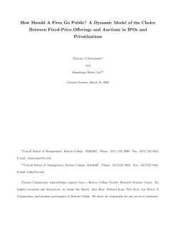 How Should A Firm Go Public? A Dynamic Model of the Choice