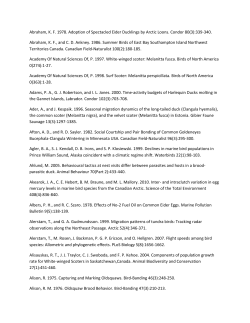 All Sea Duck citations through 2013