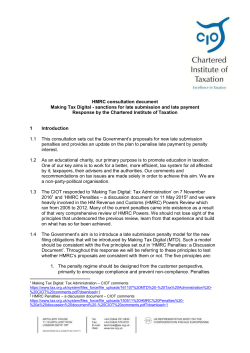 sanctions for late submission and late payment