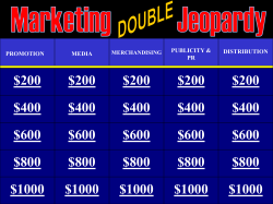 BUSINESS JEOPARDY