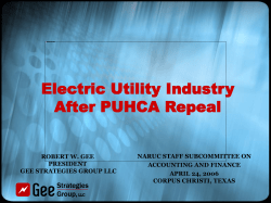After PUHCA Repeal