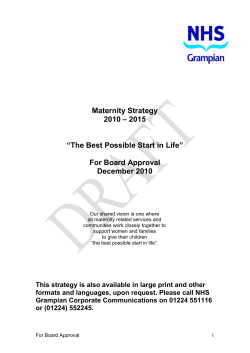 item 5.3 for 7 dec maternity services strategic