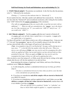 Full Proof Stategy for proofs and refutations 7 point 4 F13