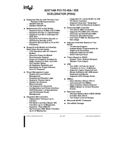 INTEL CONFIDENTIAL (until publication date)