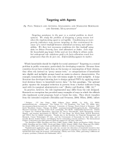 Targeting with Agents