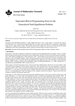 Equivalent Bilevel Programming Form for the Generalized Nash