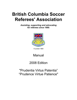 British Columbia Soccer Referees` Association