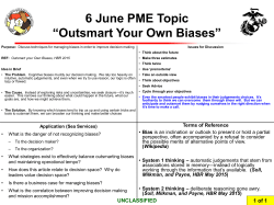 PME - NNOA Quantico Chapter