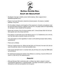 League Rules and Regulations