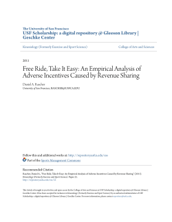 Free Ride, Take It Easy: An Empirical Analysis of Adverse Incentives