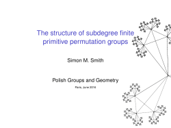 The structure of subdegree finite primitive permutation groups