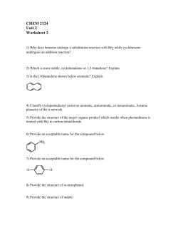 CHEM 3324 unit 1