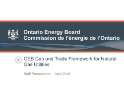 MOECC releases final Cap and Trade regulation