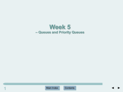 Queues - Department of Computer Science