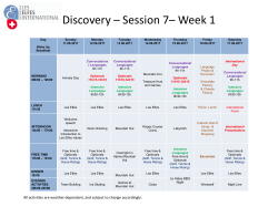 Discovery - Session 7