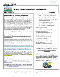 INTERACT WORKS - Intercommunity Action