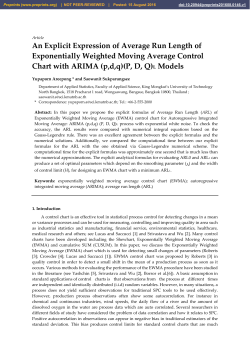 An Explicit Expression of Average Run Length of