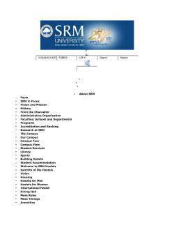 SRM University, India. All rights reserved.