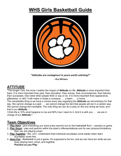 lady panther basketball rules and expectations