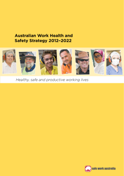 Australian Work Health and Safety Strategy 2012–2022