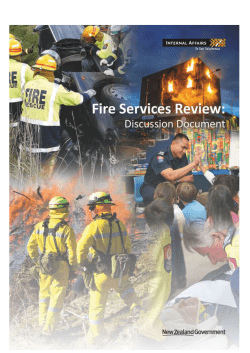 Fire Services Review Discussion Document