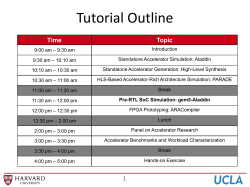 gem5-Aladdin - Tutorials Based on Accelerator Research at Harvard