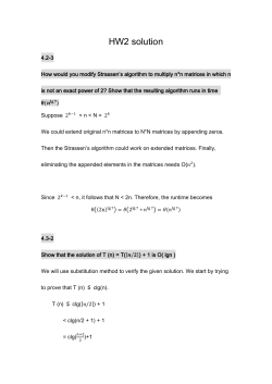 HW2 solution - ShareCourse