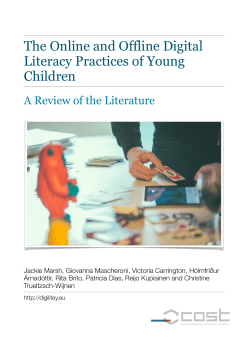 The Online and Offline Digital Literacy Practices of