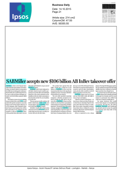 SABMiller accepts new $106 billion AB InBev takeover offer